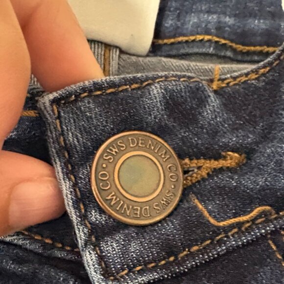 Streetwear Society Dark Blue Jean Shorts - Picture 4 of 4